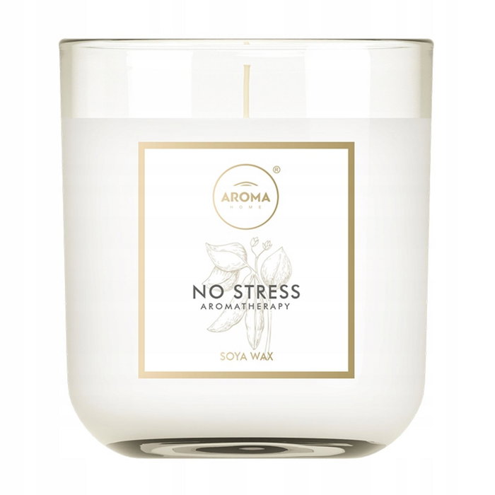 Aroma Home Bougie Parfumée No Stress, Ambiance Relaxante et Apaisante, 150 g Aroma Home Bougie Parfumée No Stress, Ambiance Relaxante et Apaisante, 150 g